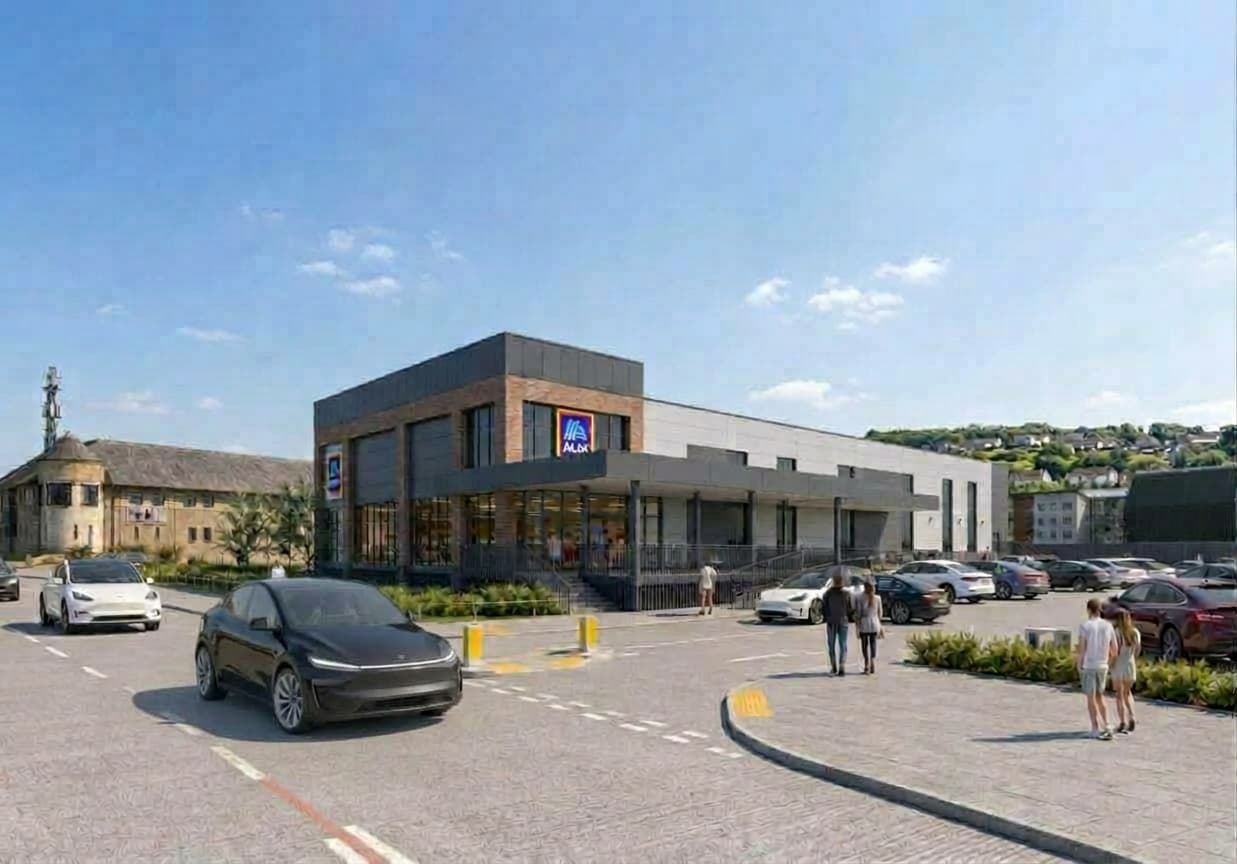 Updated Aldi plans receive unanimous support from Town Council visual